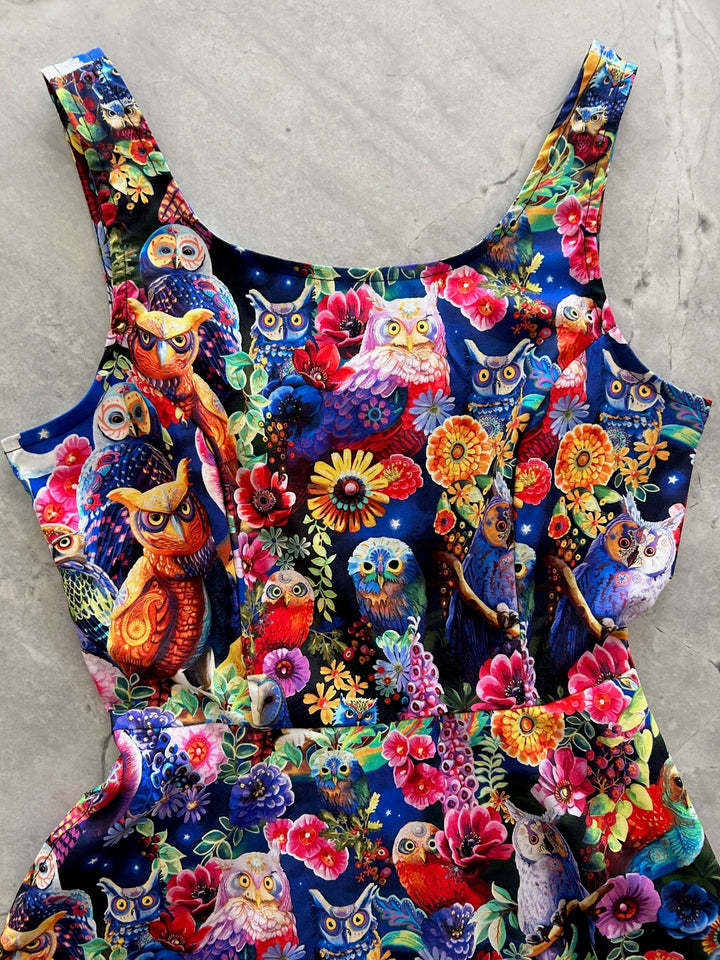 Owls Skater Dress