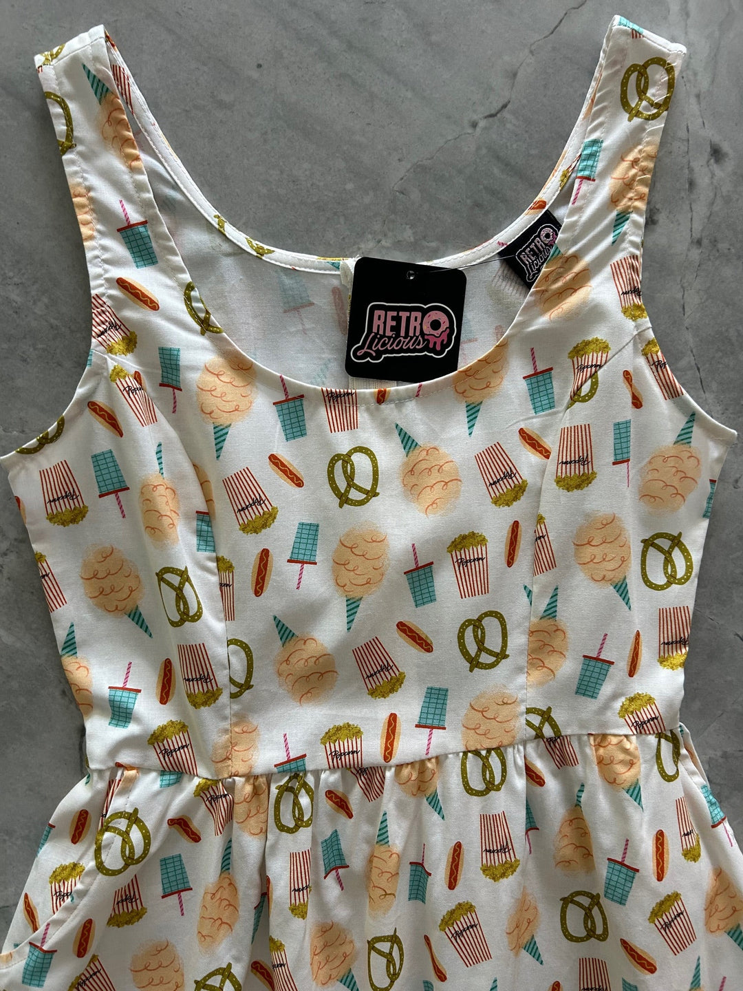 Snacks Shorter Length Fit & Flare Dress