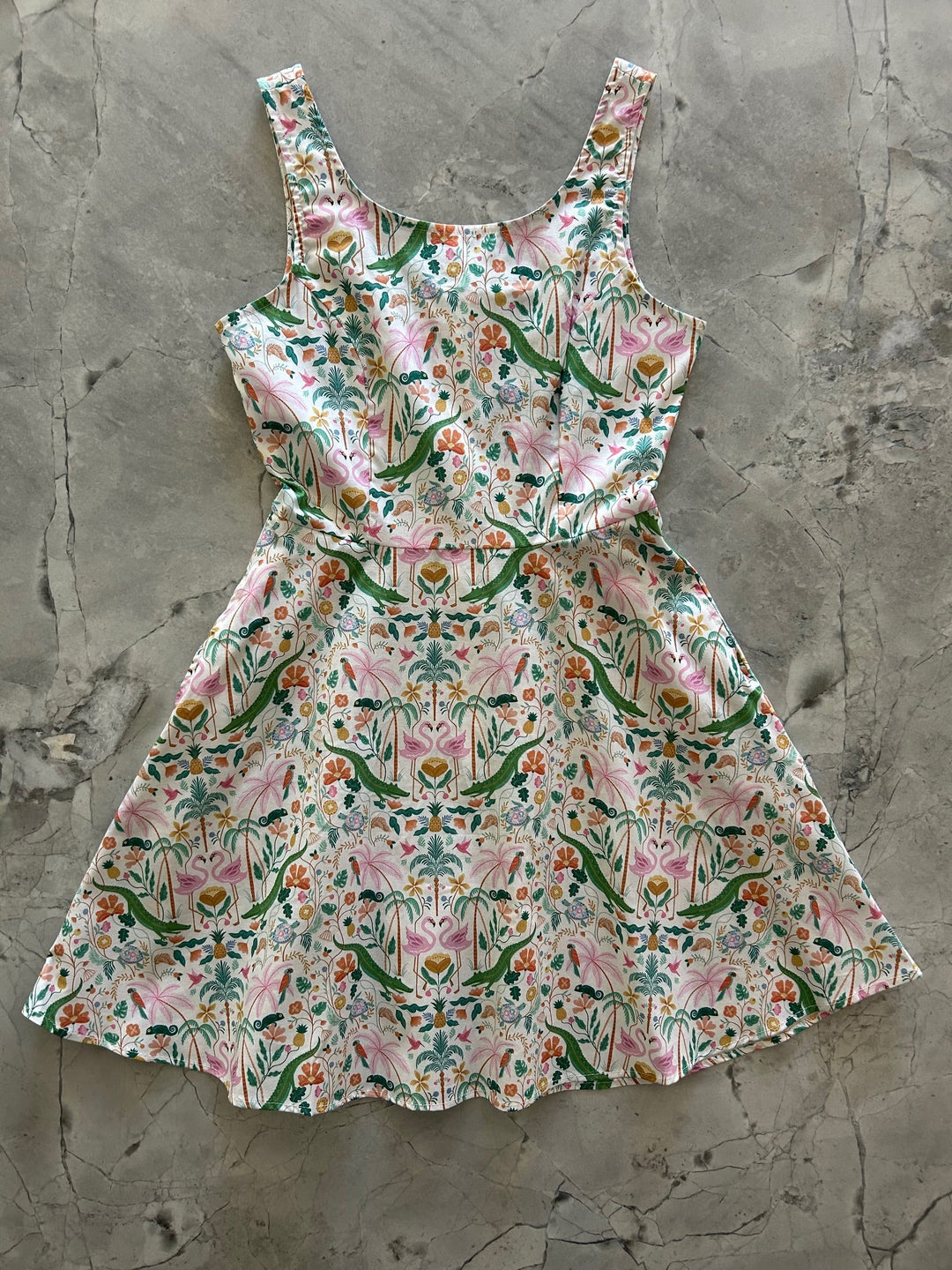 Tropical Skater Dress