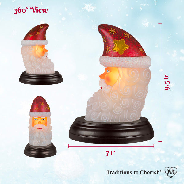 Santa Moon Face Light
