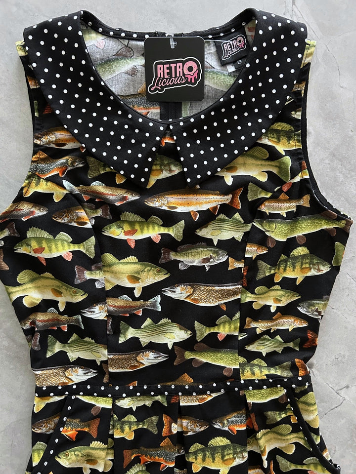 Fish Collared Dress