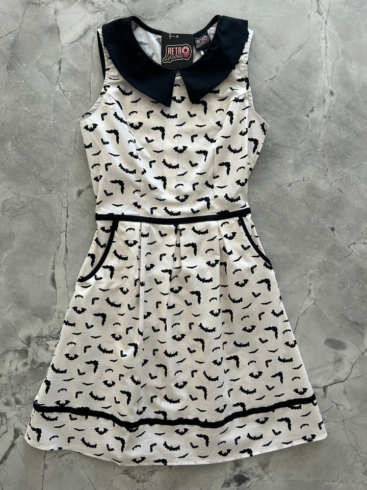 Bats Collared Dress