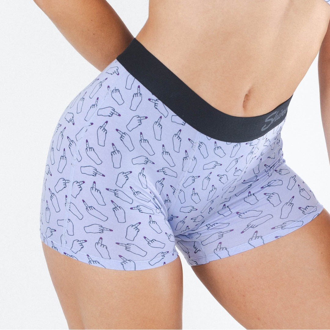 The Little Birdy | Middle Finger Women’s Boxers