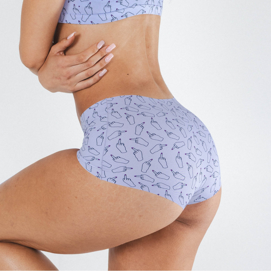 The Little Birdy | Middle Finger Women’s Seamless Boyshort