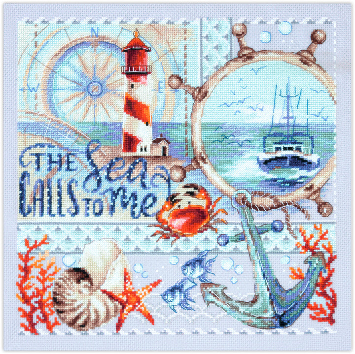 The Sea Calls to Me‚Ä¶ 540-702 Counted Cross-Stitch Kit