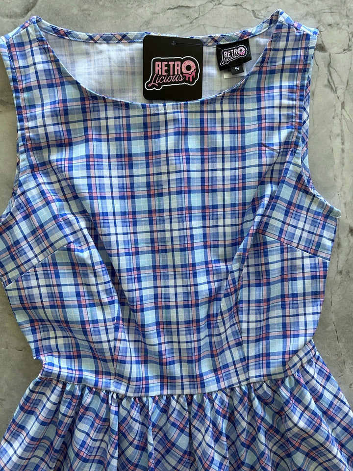 Plaid Midi Dress