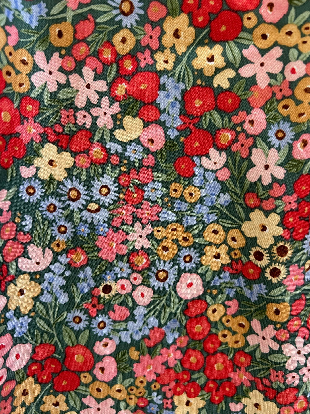 Colorful Floral Vintage Dress