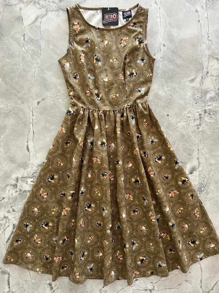 Witchy Animals Midi Dress