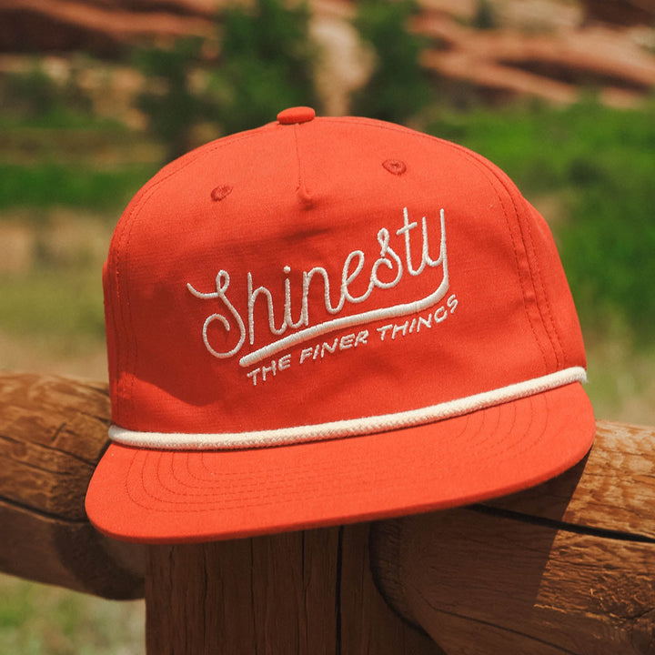 The Finer Things | Rust Orange Shinesty Snapback Hat
