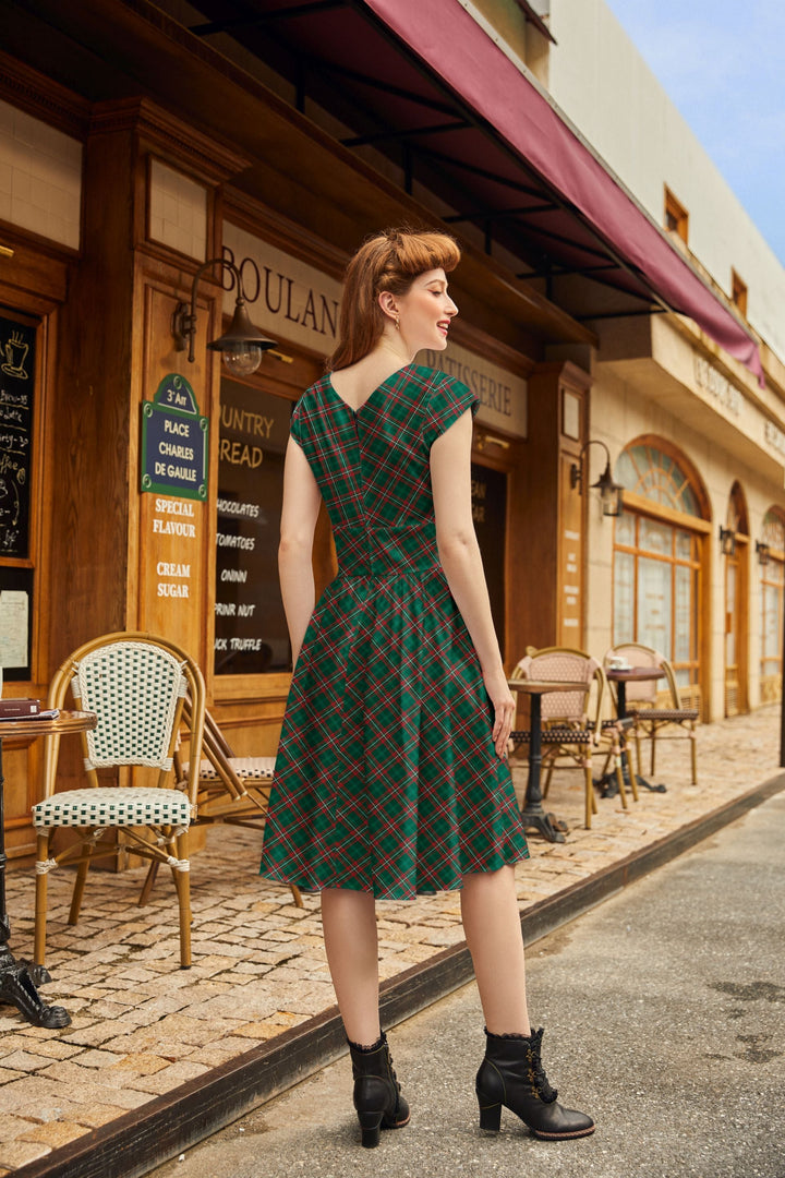 Holiday Plaid Greta Dress