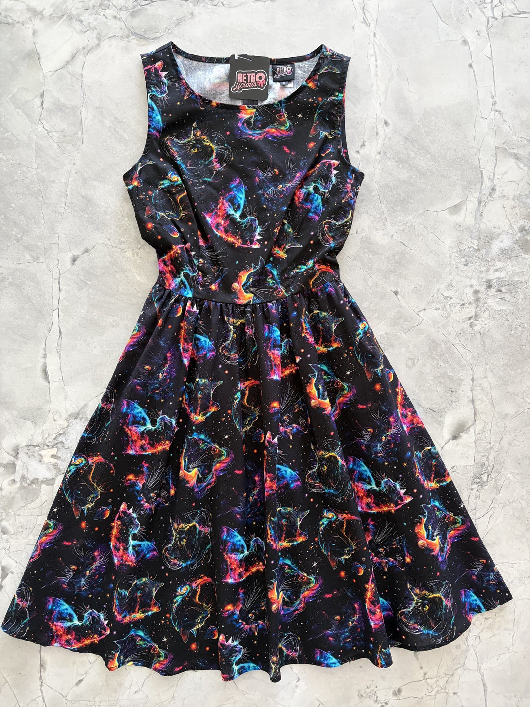 Cats Vintage Dress