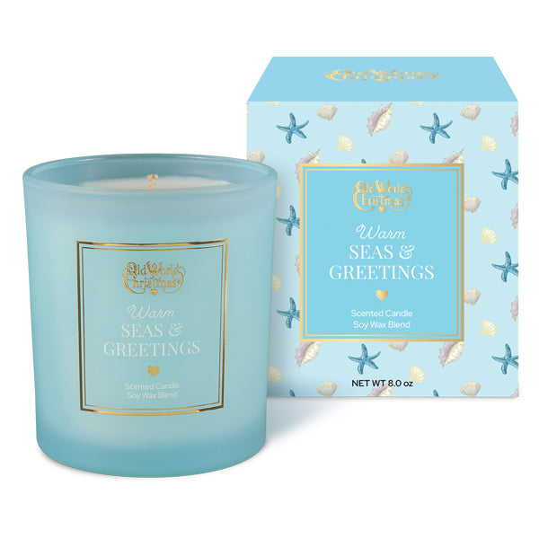 Warm Seas & Greetings Candle