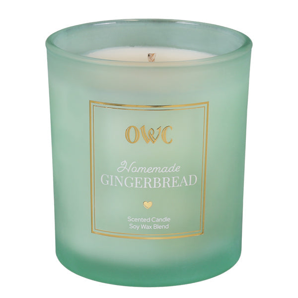 Homemade Gingerbread Candle