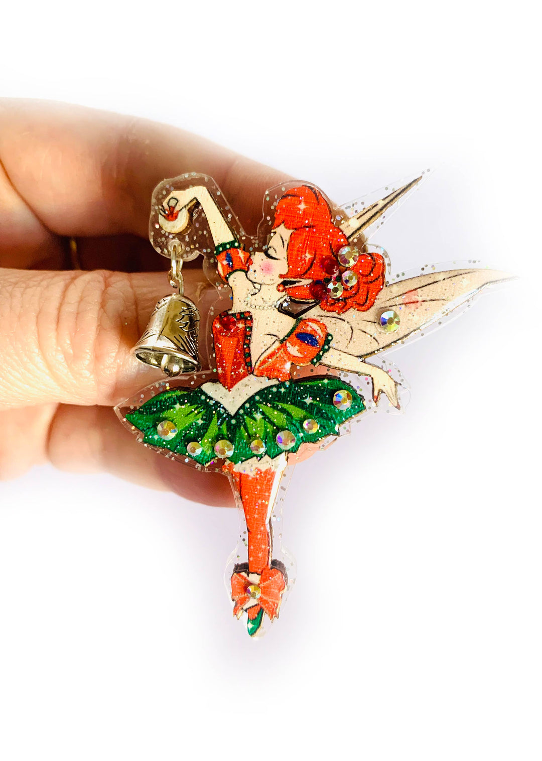 Christmas Fairy Brooch by Rosie Rose Parker