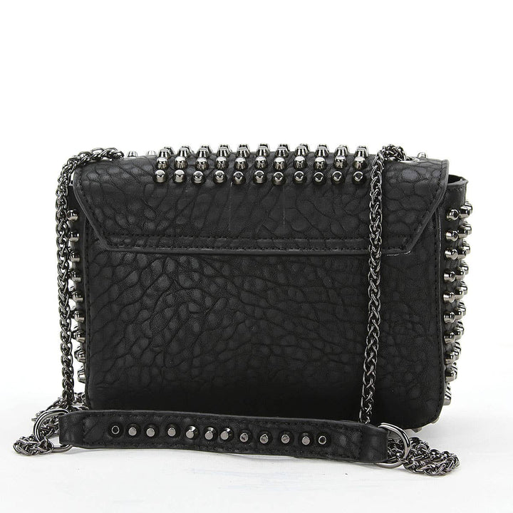 Studded Skull Head Small Shoulder Bag