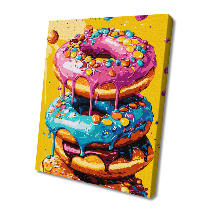 Painting by Numbers kit Delicious donuts KHO5720
