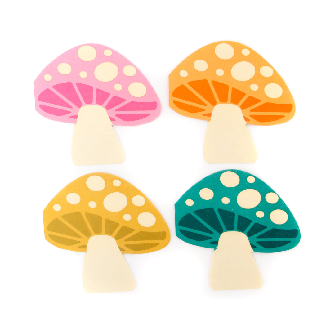 Mushroom paper napkins