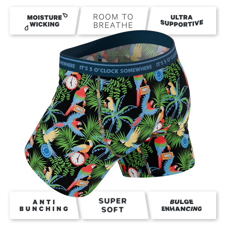 The 5 O'Clock Somewhere | Margaritaville® Ball Hammock® Pouch Underwear With Fly