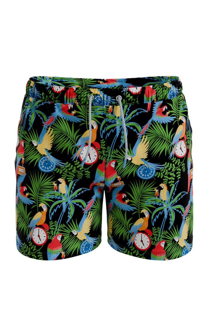 The 5 O'Clock Somewhere | Margaritaville® Ball Hammock® Pouch 8" Swim Trunks