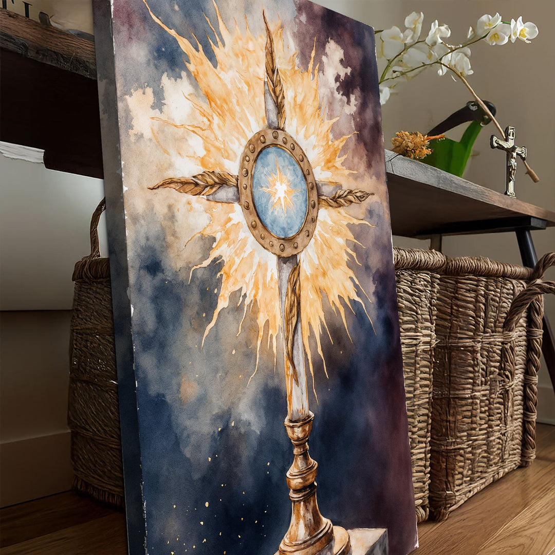 Holy Eucharist in Monstrance Faith Wall Art II