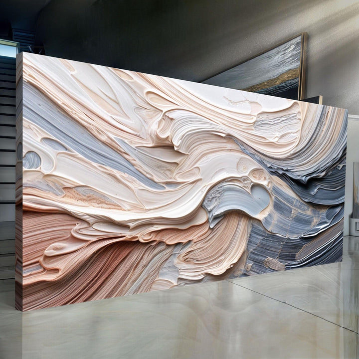 Rough Minimalist Impasto Wall Art