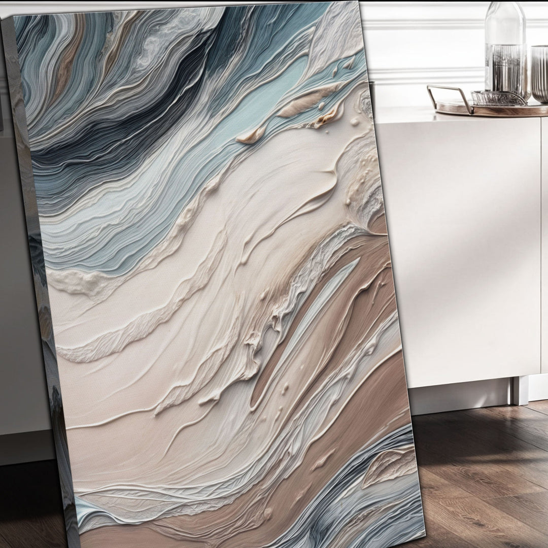 Earth Tone Swirls Wall Art