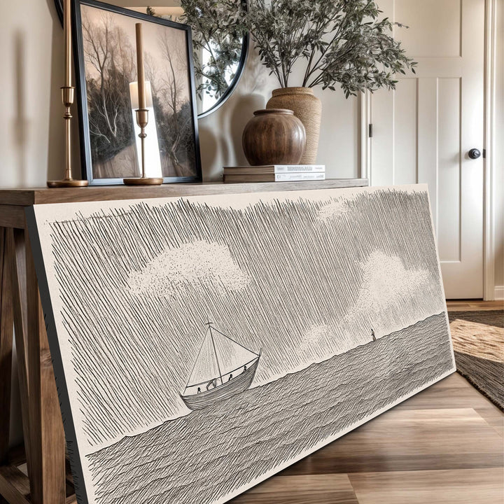 Jesus Walking On Water Faith Wall Art II