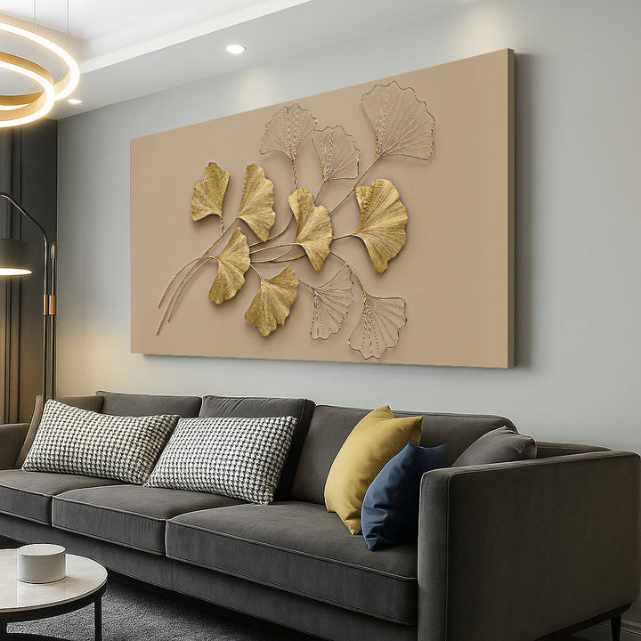 Golden Botanical Wall Art