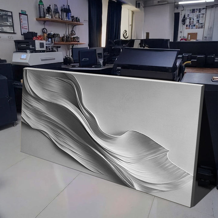 Stormy Gray Minimalist Wall Art