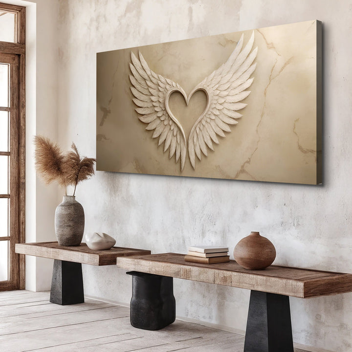 Wings Of Love Abstract Wall Art