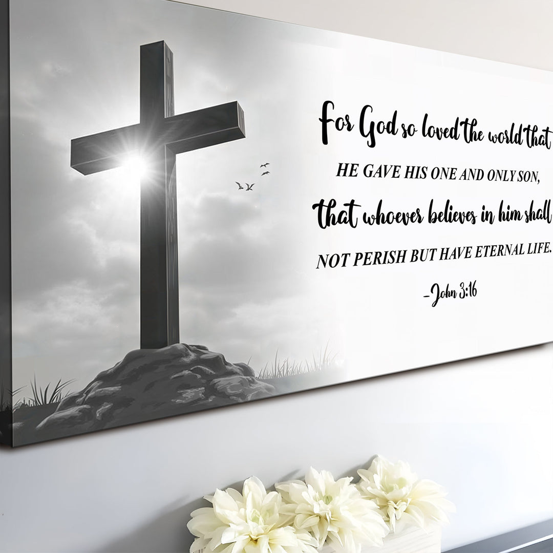 John 3:16: For God So Loved The World Faith Sign VI