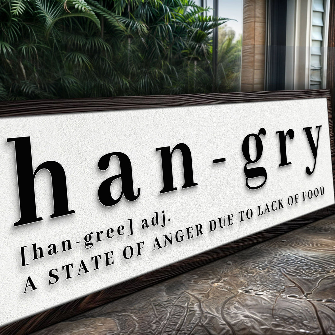 Hangry Kitchen Sign