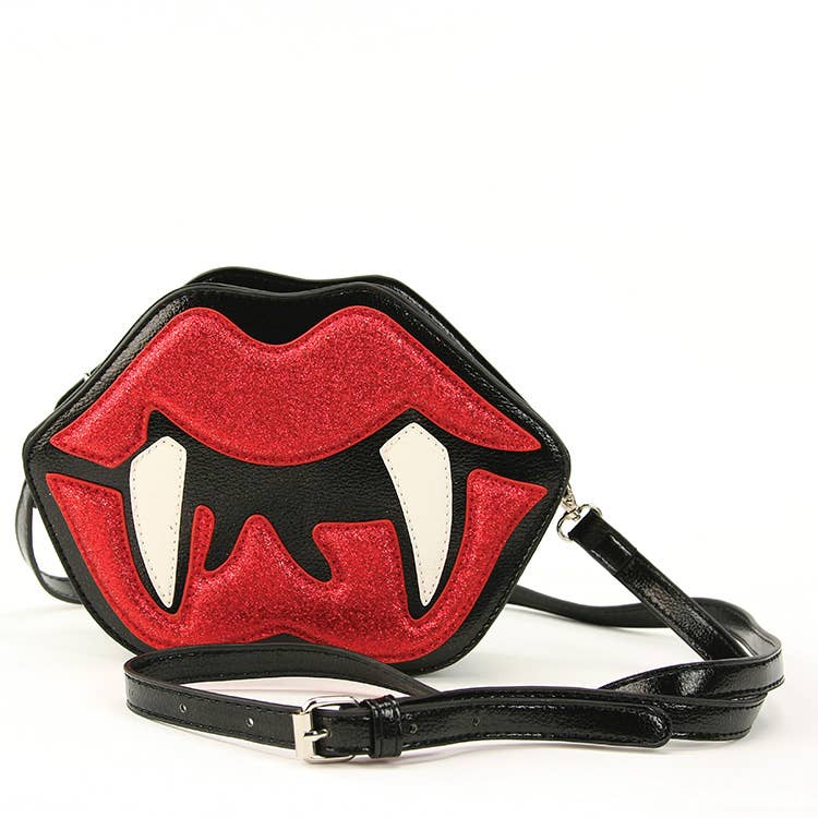 Vampire Mouth Crossbody Bag