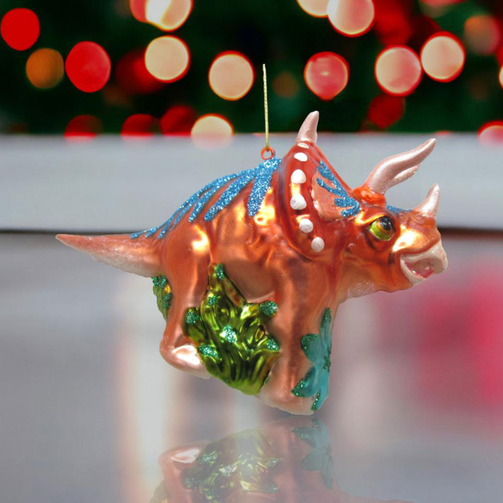 6.5" Brown Dinosaur Ornament by December Diamonds 