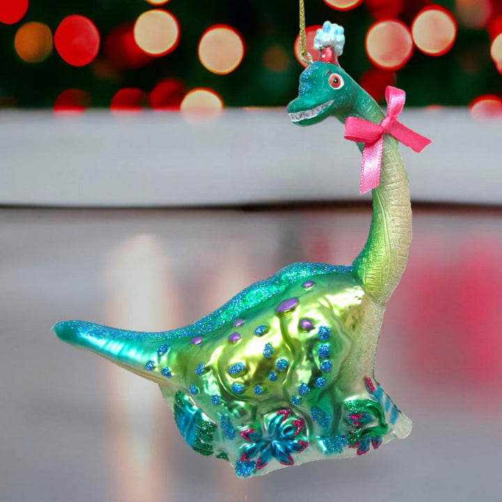 6.5" Dinosaur w/Bow by December Diamonds 