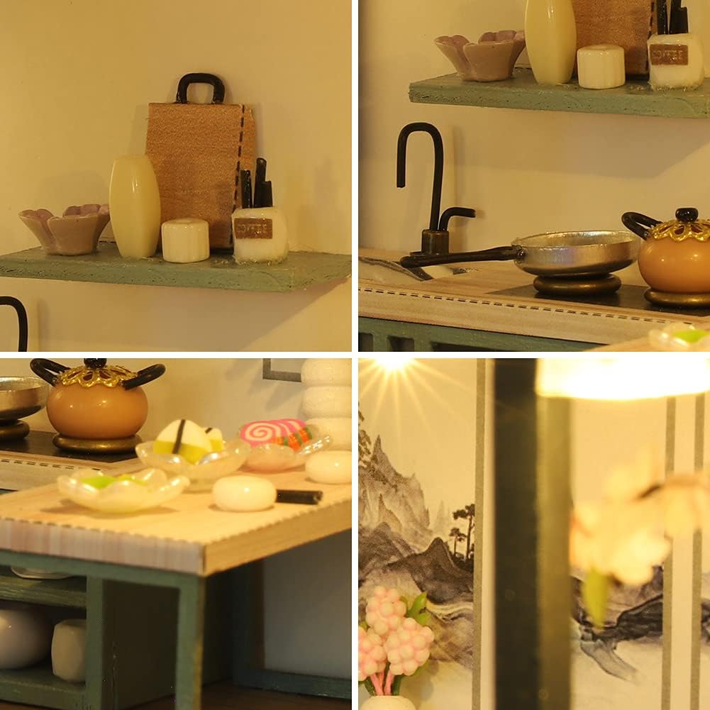 Miniature Wizardi Roombox Kit - Japanese Villa Dollhouse Kit