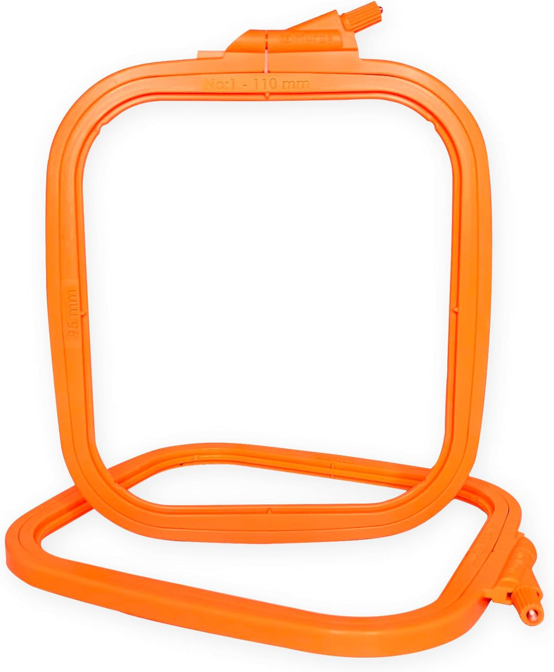 Plastic Square Hoop by Nurge 170-13 Orange
