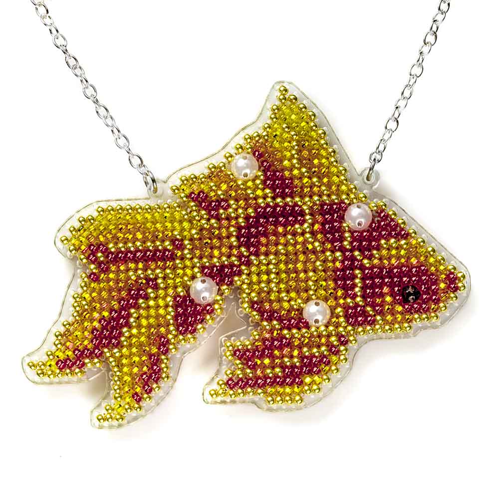 Set for embroidery with beads on a plastic base FLPL-096