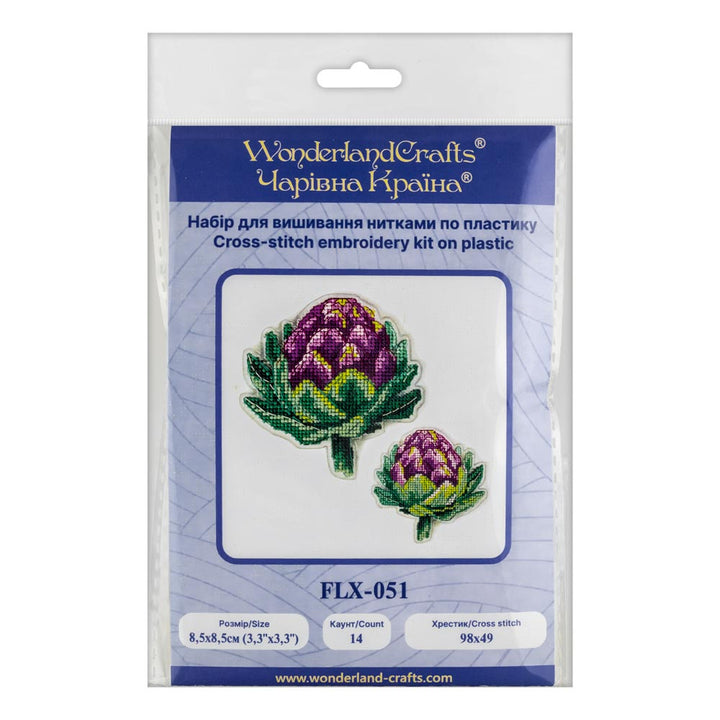 Cross-stitch kits on a plastic base FLX-051