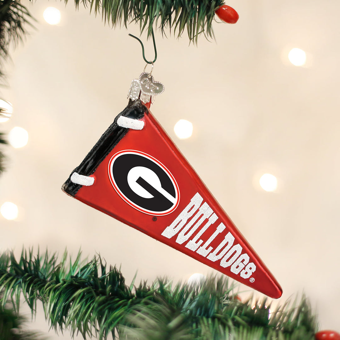 Georgia Pennant Ornament