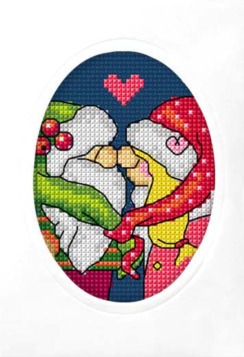 Gnomes Greeting Card Counted Cross Stitch Kit by Orchidea 6327