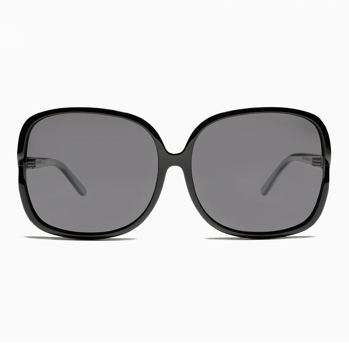 Oversized Square Sunglass with Polarized Lens - Jackie