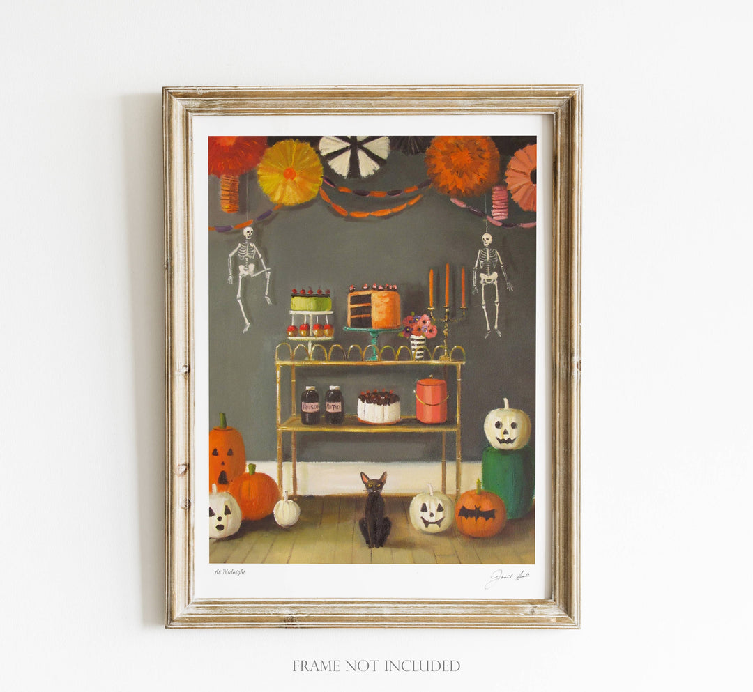 At Midnight Art Print - 8.5 X 11