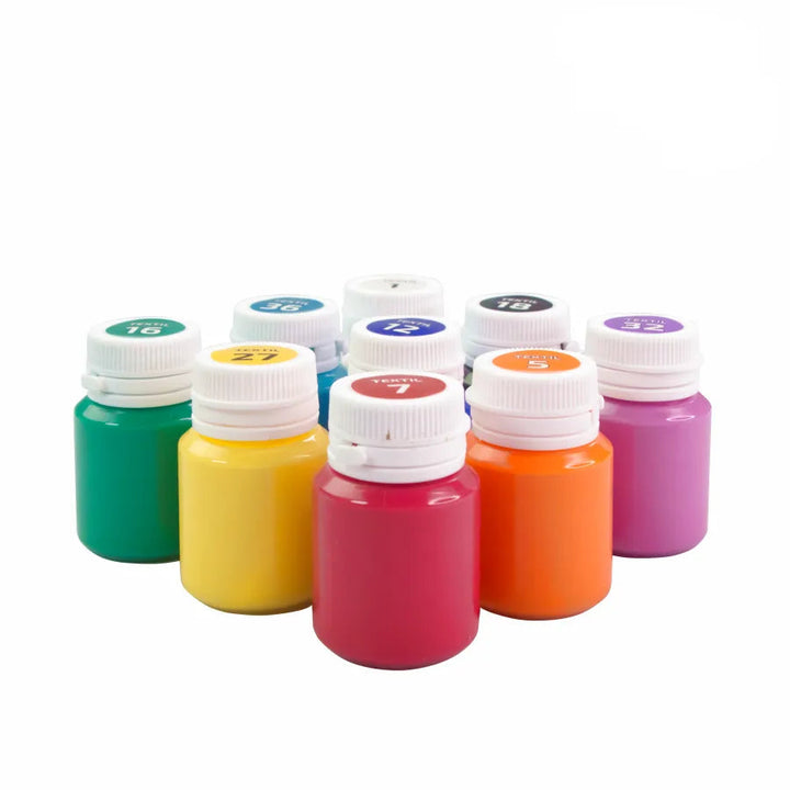 Rosa Talent STYLE Textile Acrylic Paint Set. 9 colors (0.68 oz)