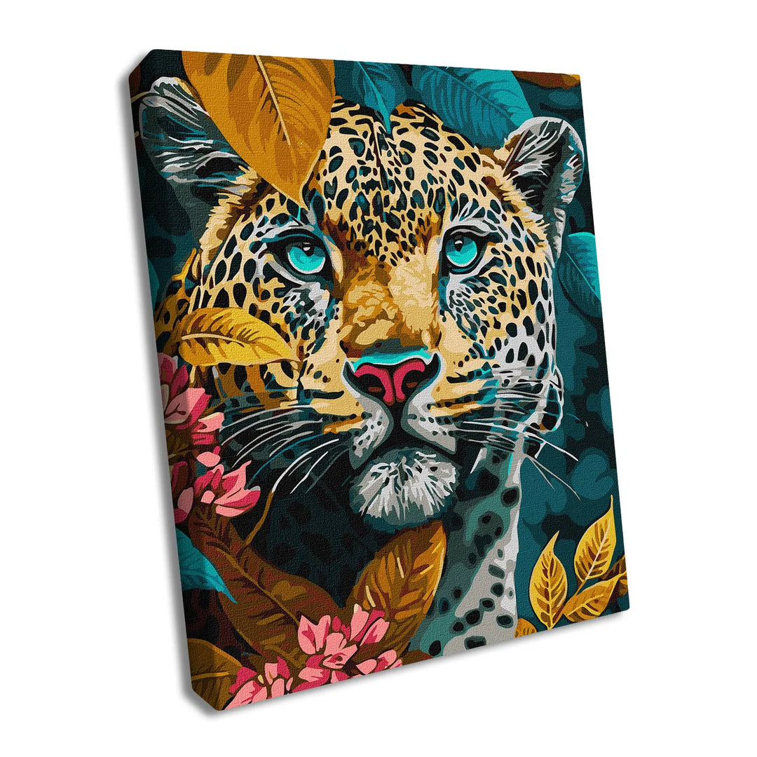 Painting by Numbers kit Dangerous beast with extra metallic paints  KHO6536