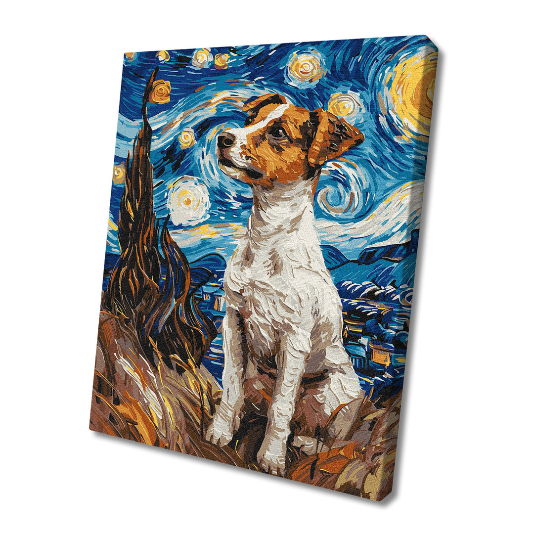Painting by Numbers kit An adorable jack russell KHO6596