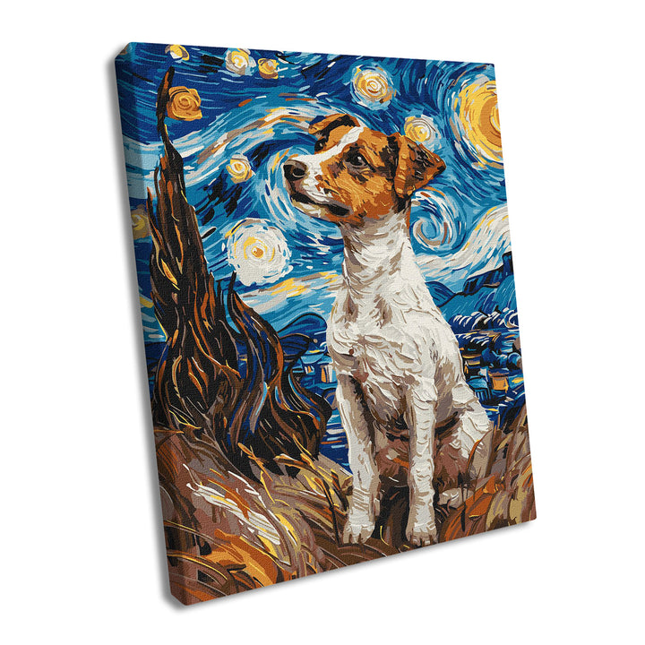 Painting by Numbers kit An adorable jack russell KHO6596