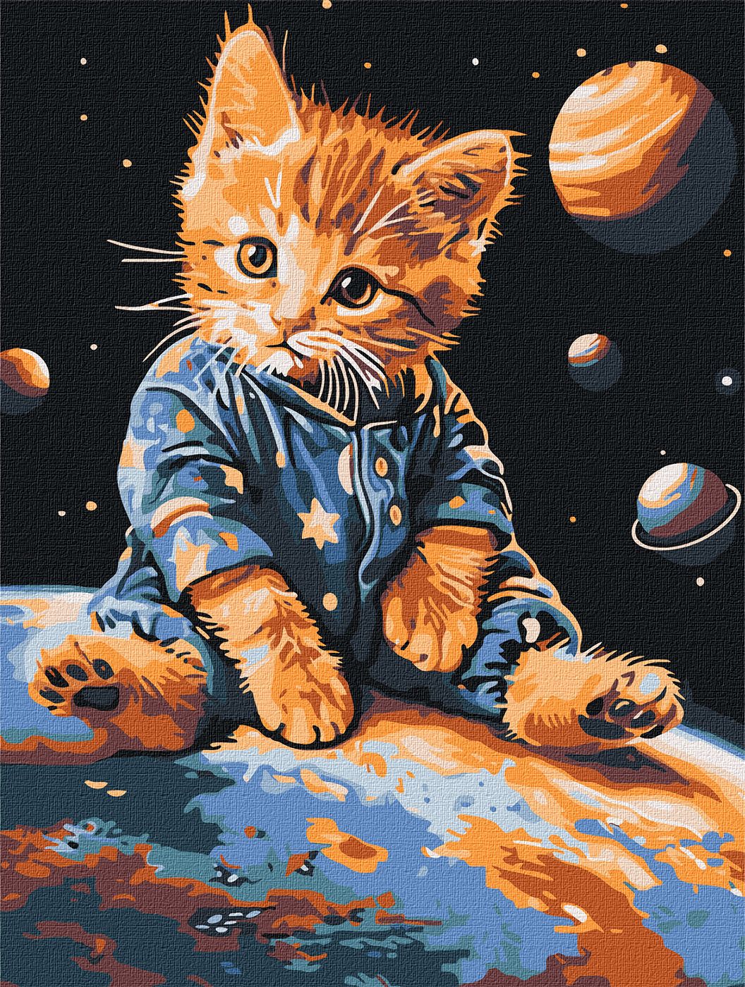 Painting by Numbers kit Star kitten KHO6646