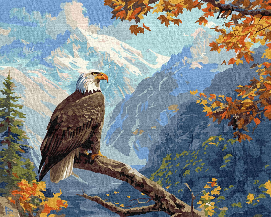 Painting by Numbers kit Peakguardian KHO6649