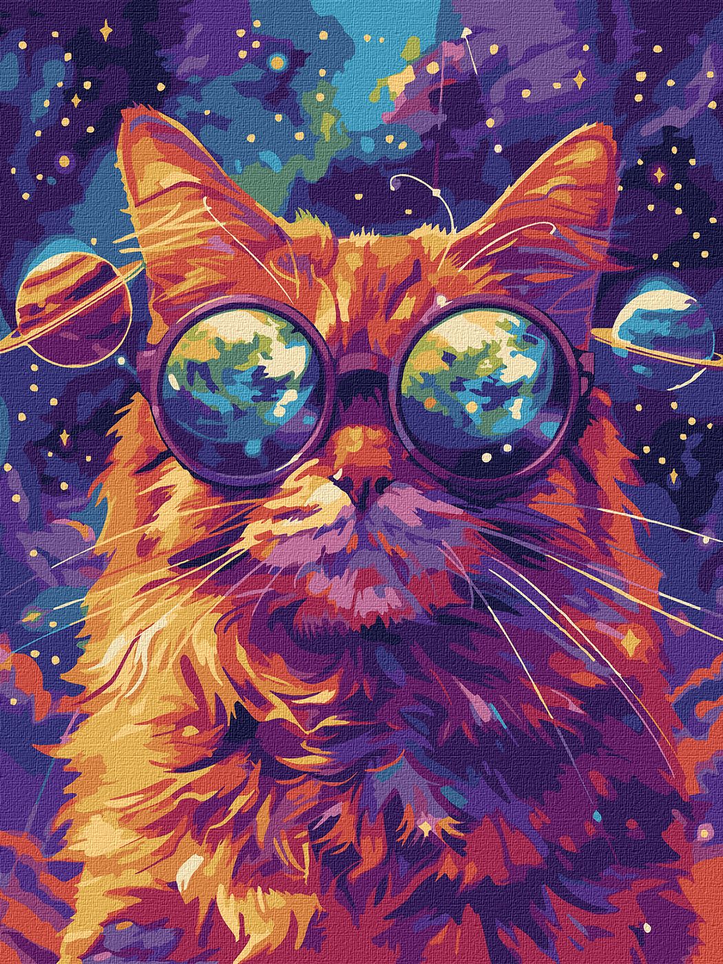 Painting by Numbers kit Starry glasses KHO6651